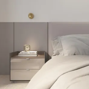 Wall light 3W 3000K satin brass SHINE (DK/EU-5072-SB)