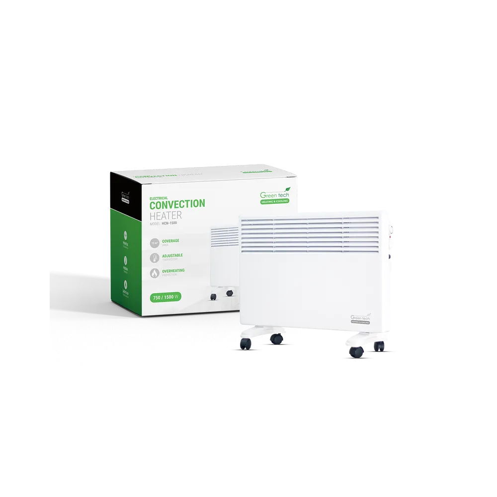 GREEN TECH Convector Heater Green Tech 1500W, Electric - HCN-1500
