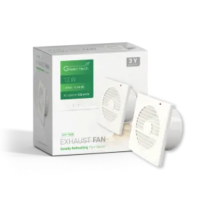 GREEN TECH Exhaust Fan Green Tech GVF-100E with Automatic Closure