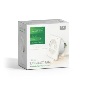 GREEN TECH Ispušni ventilator Green Tech GVF-100E z avtomatskim zapiranjem