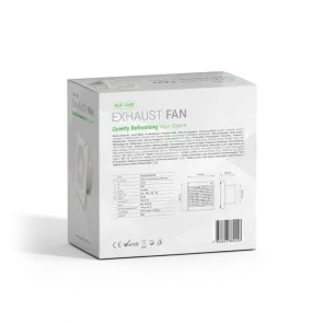GREEN TECH Ispušni ventilator Green Tech GVF-100E z avtomatskim zapiranjem