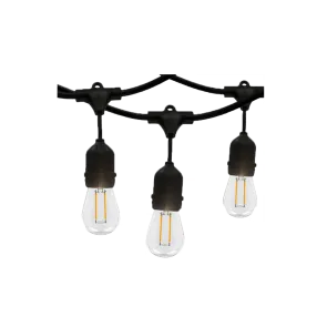 GREEN TECH Cable with sockets Green Tech, E27 x 16, IP65, 10 meters - LHS-10M
