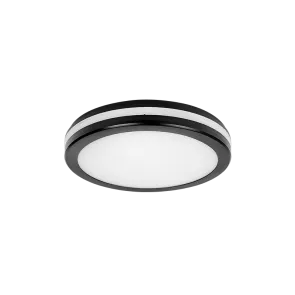 GREEN TECH LED ceiling light Green Tech 24W, 3CCT, 30 cm, IP65, black - CWK-24W-BK
