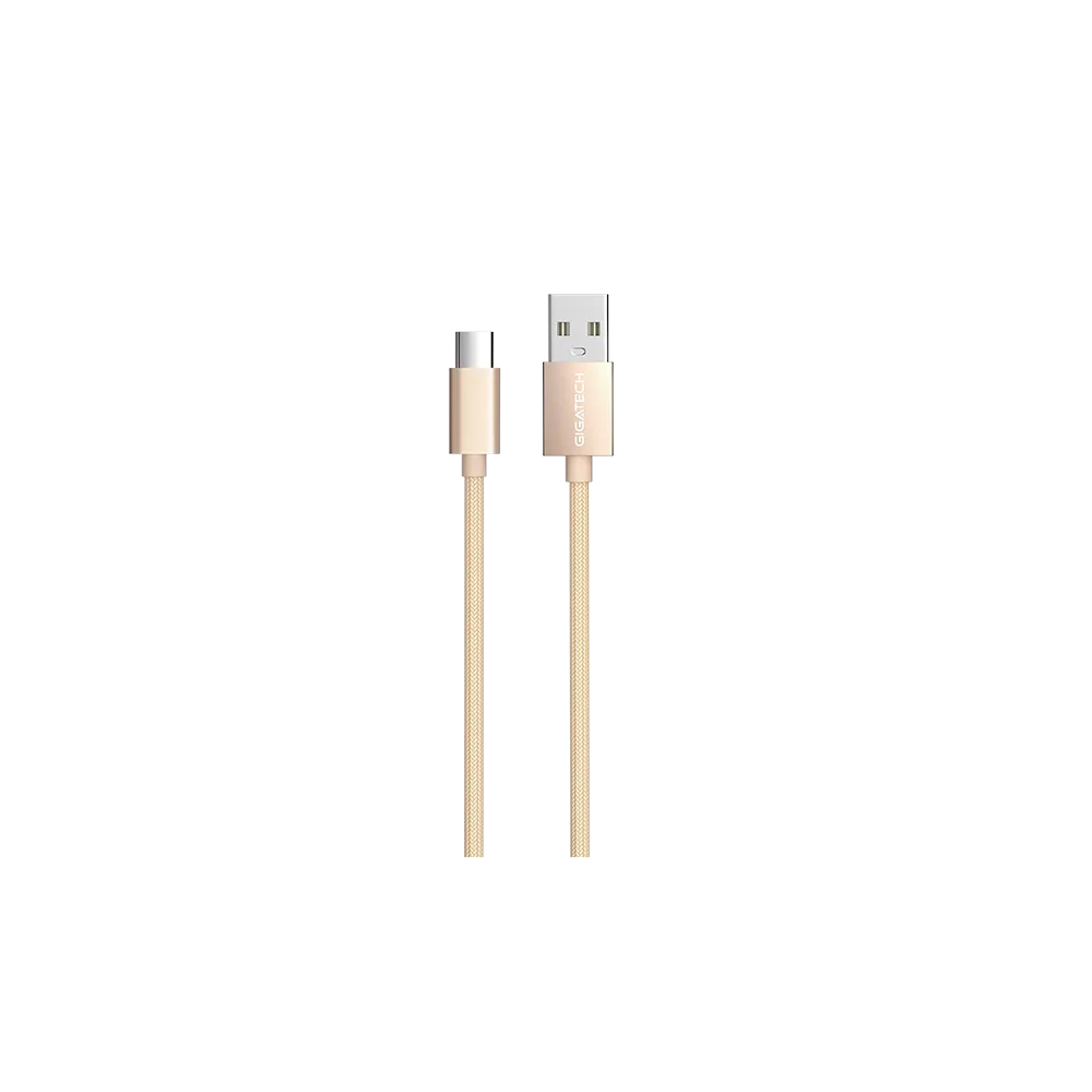 GIGATECH USB na C kabel Gigatech C42 1m, zlat