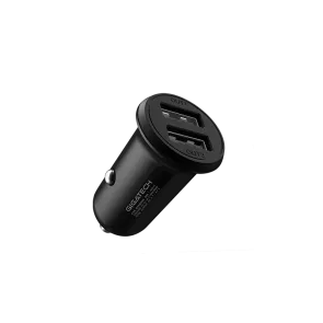 GIGATECH Universal car charger for smartphone Gigatech G60, 2xUSB output, black