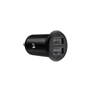 GIGATECH Universal car charger for smartphone Gigatech G60, 2xUSB output, black