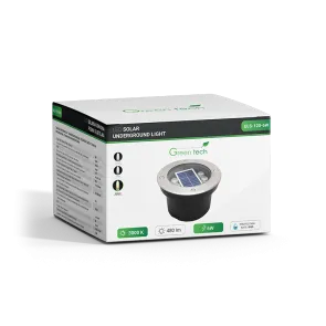 GREEN TECH LED floor recessed solar light Green Tech, 6W, 3000K, IP65, OSRAM LED - ULS-120-6W