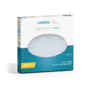 LUMERA LED ceiling light Lumera Lighting Alicia, 18W, 4000K, diameter 35cm, starry sky