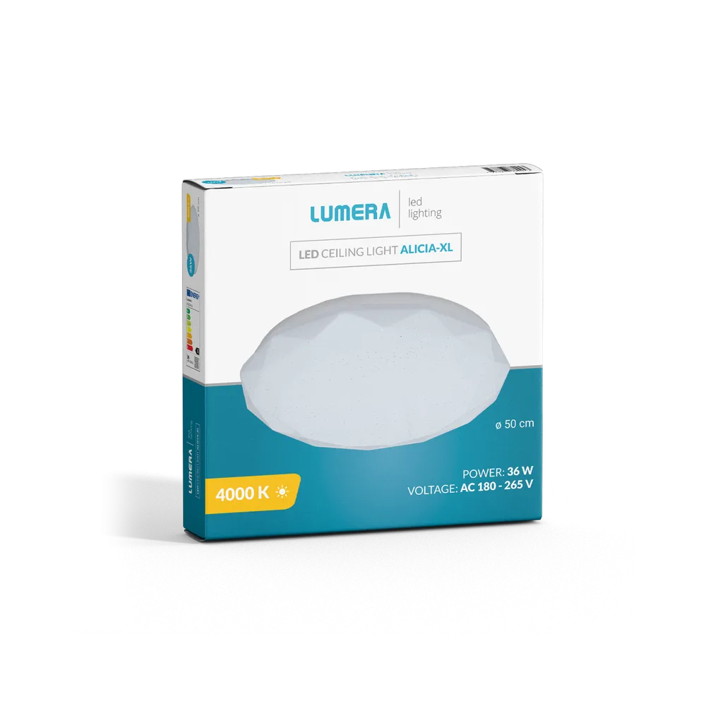 LUMERA LED ceiling light Lumera Lighting Alicia, 36W, 4000K, diameter 50cm, starry sky - ALICIA-XL