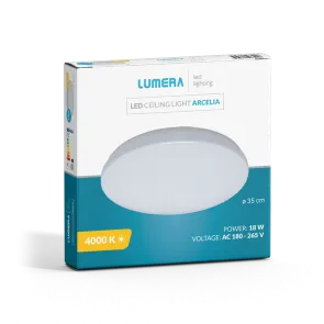 LUMERA LED ceiling light Lumera Lighting Arcelia, 18W, 4000K, diameter 35cm, starry sky