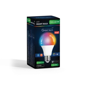 GREEN TECH SMART žarnica Green Tech TUYA bluetooth+wifi, 9W, RGB+W, IP20 - TUYA-A60-9W
