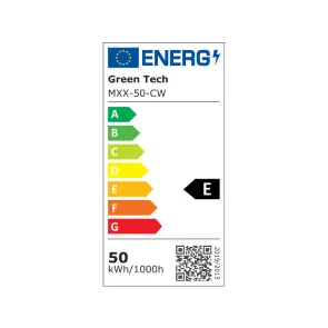 GREEN TECH LED prenosni reflektor Green Tech, 50W (25W), 6000K, IP54, Samsung LED - MXX-50-CW