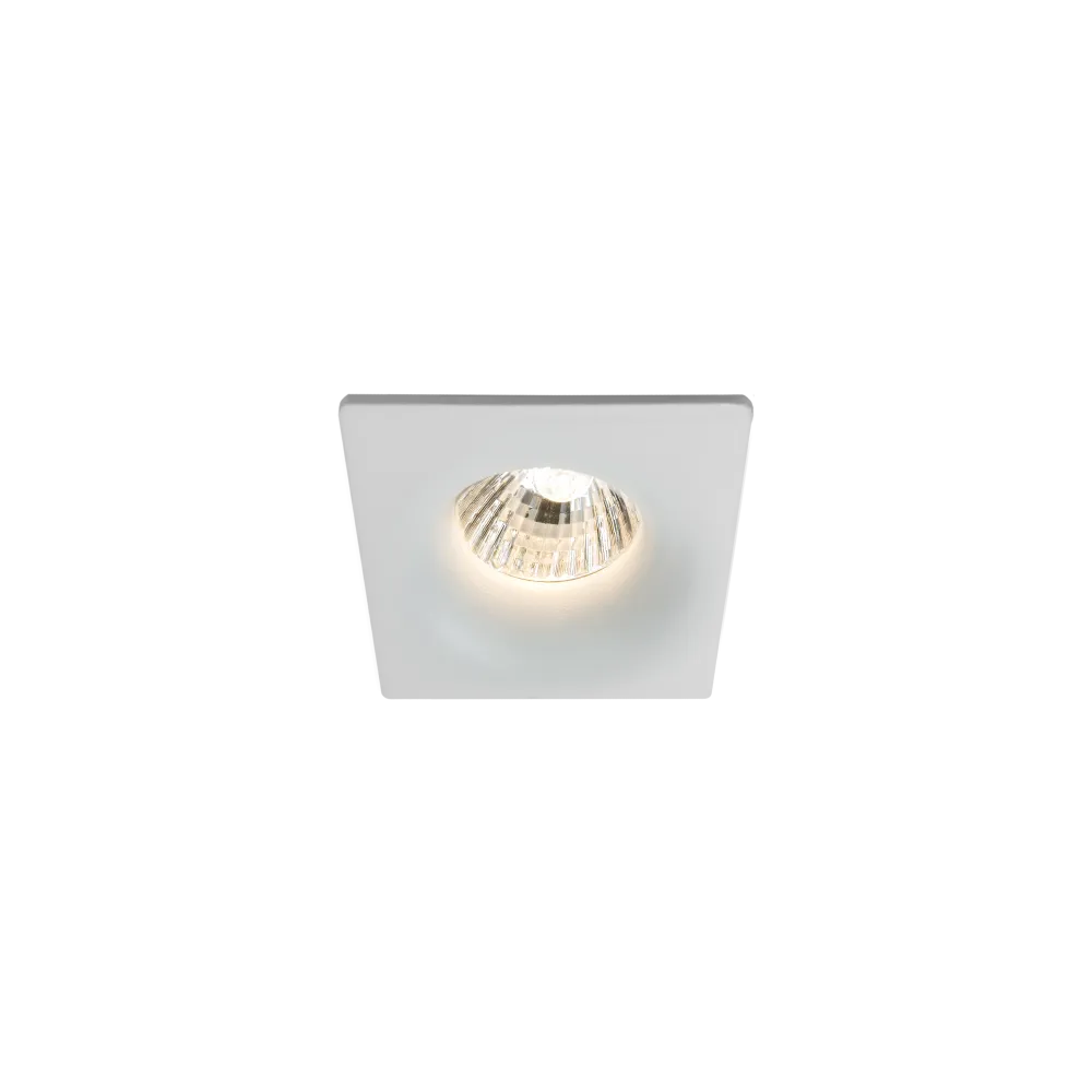 GREEN TECH Ohišje za LED žarnico Green Tech, GU10, IP65, bela barva, 85 x 85 mm - DWC-S1W