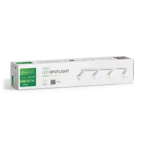 GREEN TECH LED reflektor Green Tech, GU10 X 4 kosi, bela barva - FEBA-4