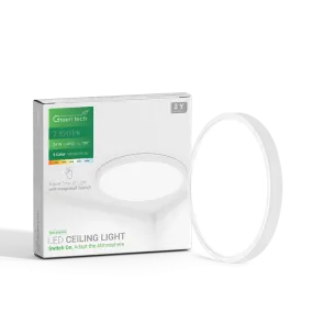 GREEN TECH LED ceiling light Green Tech 24W, 5 CCT 3000K-3500K-4000K-5000K-6500K, diameter 40 cm - CNX-24W-WH