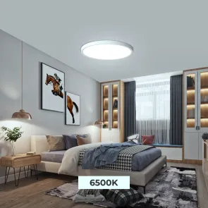 GREEN TECH LED ceiling light Green Tech 24W, 5 CCT 3000K-3500K-4000K-5000K-6500K, diameter 40 cm - CNX-24W-WH