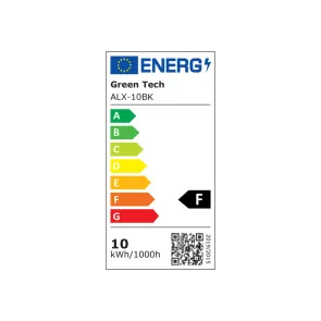 GREEN TECH LED reflektor Green Tech 900 lm, 10W, 6500K, IP65, črn - ALX-10BK