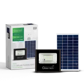 GREEN TECH LED solar floodlight Green Tech 25W, 6500K, IP65 - SLF-25W-CW