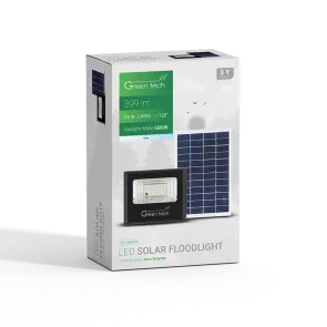 GREEN TECH LED solarni reflektor Green Tech 25W, 6500K, IP65 - SLF-25W-CW