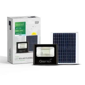 GREEN TECH LED solar spotlight Green Tech 40W, 6500K, IP65 - SLF-40W-CW