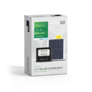GREEN TECH LED solarni reflektor Green Tech 40W, 6500K, IP65 - SLF-40W-CW