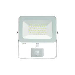 GREEN TECH LED floodlight with sensor Green Tech 4250 lm, 50W, 6500K, IP65, white - AFS-50WH