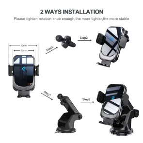 GIGATECH Wireless Car Charger Induction 15W WT-C15F