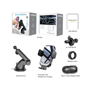 GIGATECH Wireless Car Charger Induction 15W WT-C15F