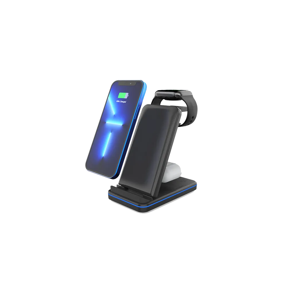 GIGATECH Wireless Charger for Smartphone, Smartwatch and Headphones 15W WT-Q6