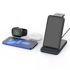 GIGATECH Wireless Charger for Smartphone, Smartwatch and Headphones 15W WT-Q6