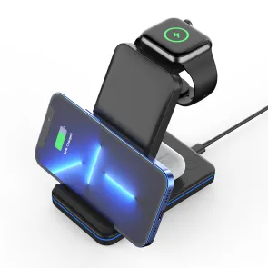 GIGATECH Wireless Charger for Smartphone, Smartwatch and Headphones 15W WT-Q6