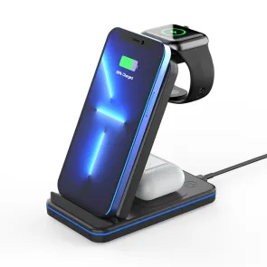 GIGATECH Wireless Charger for Smartphone, Smartwatch and Headphones 15W WT-Q6