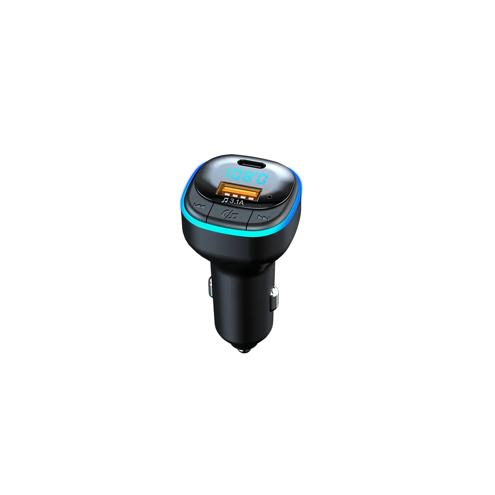 GIGATECH Bluetooth FM prenosnik in avto polnilec Gigatech BFT-450 z LED lučmi