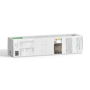 GREEN TECH LED bathroom wall lamp, Green Tech, black, 560 lm, 8W, 4000 K, IP44, 40 cm - BTM-400
