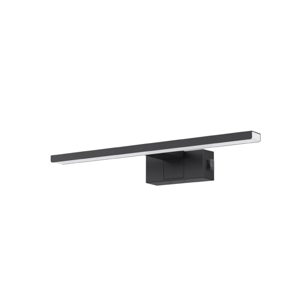 GREEN TECH LED bathroom wall lamp, Green Tech, black, 1050 lm, 15W, 4000 K, IP44, 80 cm - BTM-800