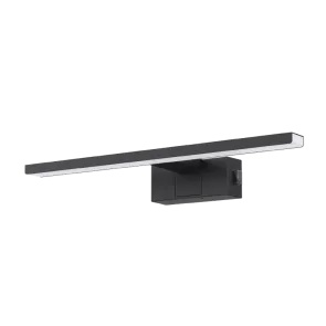 GREEN TECH LED bathroom wall lamp, Green Tech, black, 840 lm, 12W, 4000 K, IP44, 60 cm - BTM-600