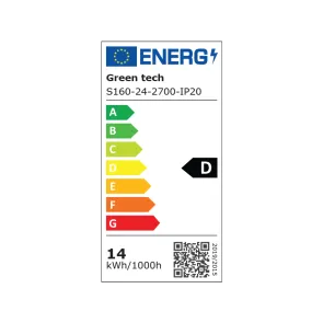 ZELENA TEHNOLOGIJA LED trak ZELENA TEHNOLOGIJA 160 LED, 10 mm, 14.4 W/m, 2700K, DC 24V, IP20, 5m/kos - S160242700IP20