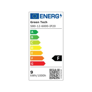 ZELENA TEHNOLOGIJA LED trak ZELENA TEHNOLOGIJA 80 LED, 8 mm, 9.6 W/m, 6000K, DC 12V, IP20, 5m/kos - S80126000IP20
