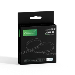 GREEN TECH LED strip Green Tech 120 LED, 8 mm, 10 W/m, 6000K, DC 24V, IP20, 5m/piece - S120246000IP20
