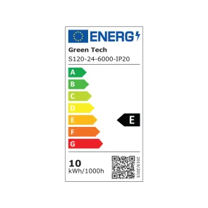 GREEN TECH LED strip Green Tech 120 LED, 8 mm, 10 W/m, 6000K, DC 24V, IP20, 5m/piece - S120246000IP20