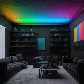 GREEN TECH LED strip Green Tech COBCTA 840 LED, 12 mm, 18 W/m, RGB+2700K+6500K, DC 24V, IP2 - COBRGBCTA84024
