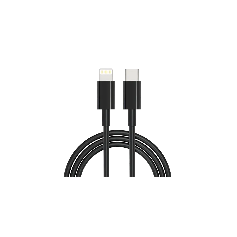 GIGATECH C to lightning cable Gigatech XC205 3m, 20W, black