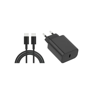 GIGATECH Universal smartphone charger with 1m C cable Gigatech XW104, 20W, black