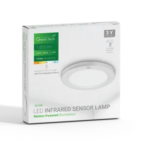 GREEN TECH LED ceiling light with sensor Green Tech 3/1 18W - ELS-802