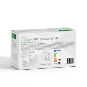 GREEN TECH LED wall lamp with sensor Green Tech 25W, 3000K, white color - KFS-072
