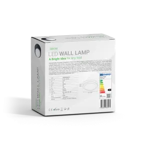 GREEN TECH LED wall lamp Green Tech 11W, 4000K, diameter 17*6cm, IP65, black - CWA-042
