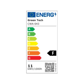 GREEN TECH LED wall lamp Green Tech 11W, 4000K, diameter 17*6.8cm, IP65, black - CWA-043