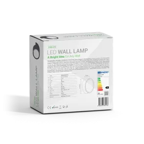 GREEN TECH LED wall lamp Green Tech 11W, 4000K, diameter 17*6.8cm, IP65, black - CWA-043