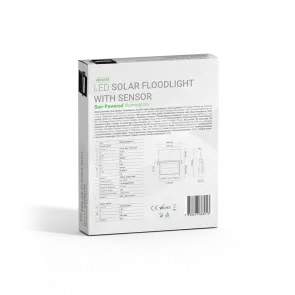 GREEN TECH LED solarni reflektor Green Tech 12W, 4000K, IP65, 1500 lm - VENUS-M