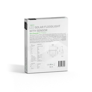 GREEN TECH LED solarni reflektor Green Tech 2W, 4000K, IP65, 200 lm - VENUS-S